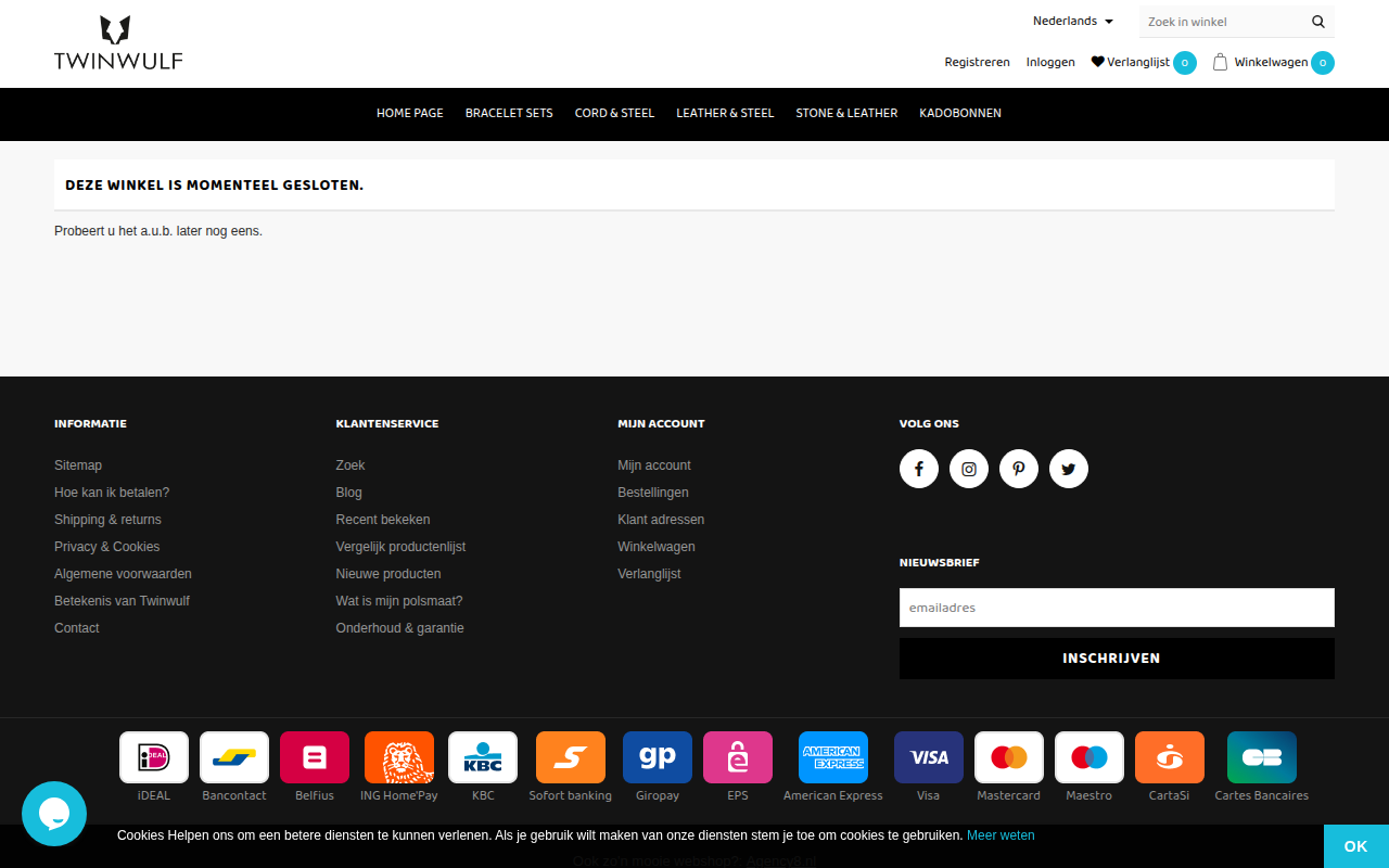 Screenshot van twinwulf.com
