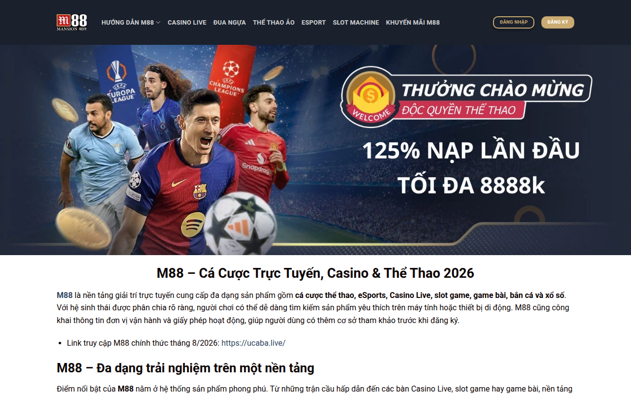 Screenshot van ucaba.live