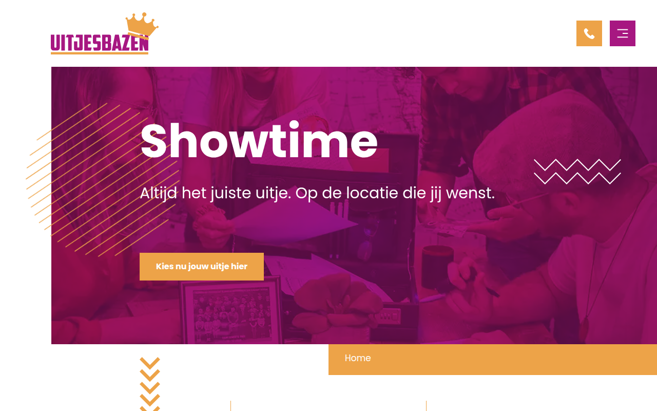Screenshot van uitjesbazen.nl