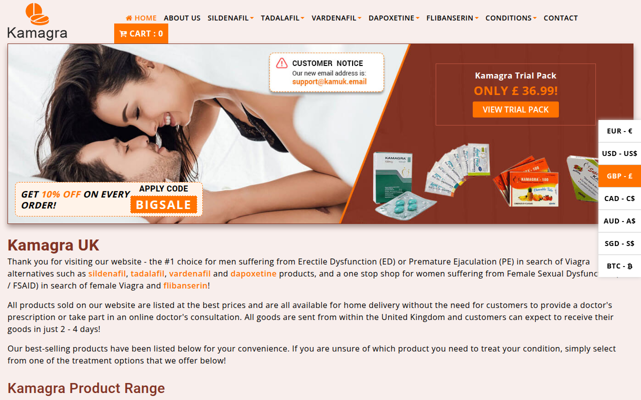 Screenshot van ukkamagra1.com
