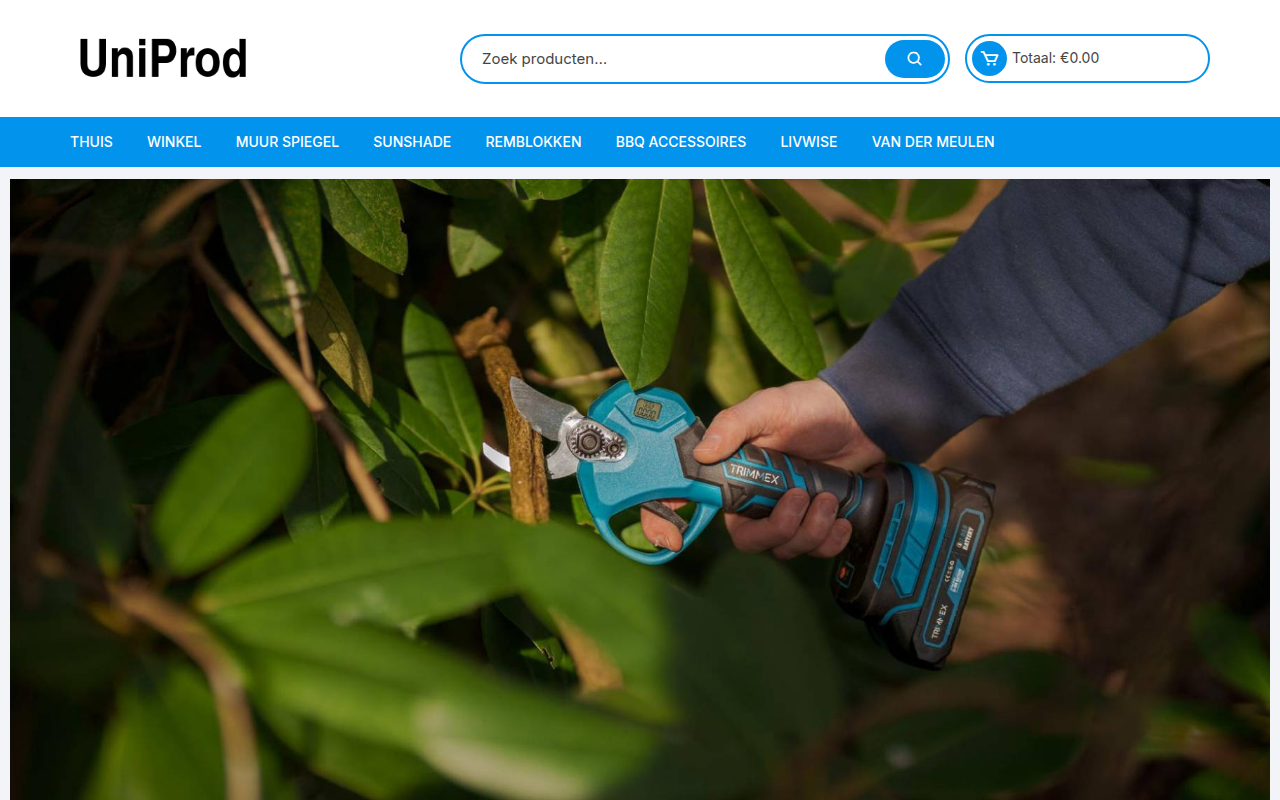 Screenshot van universeleproducten.com