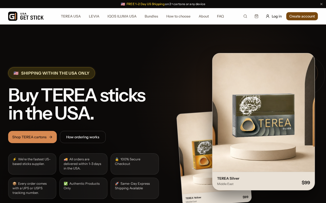 Screenshot van usagetstick.com