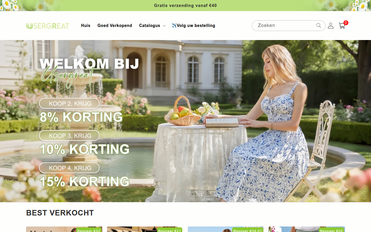 Screenshot van usergreat.com