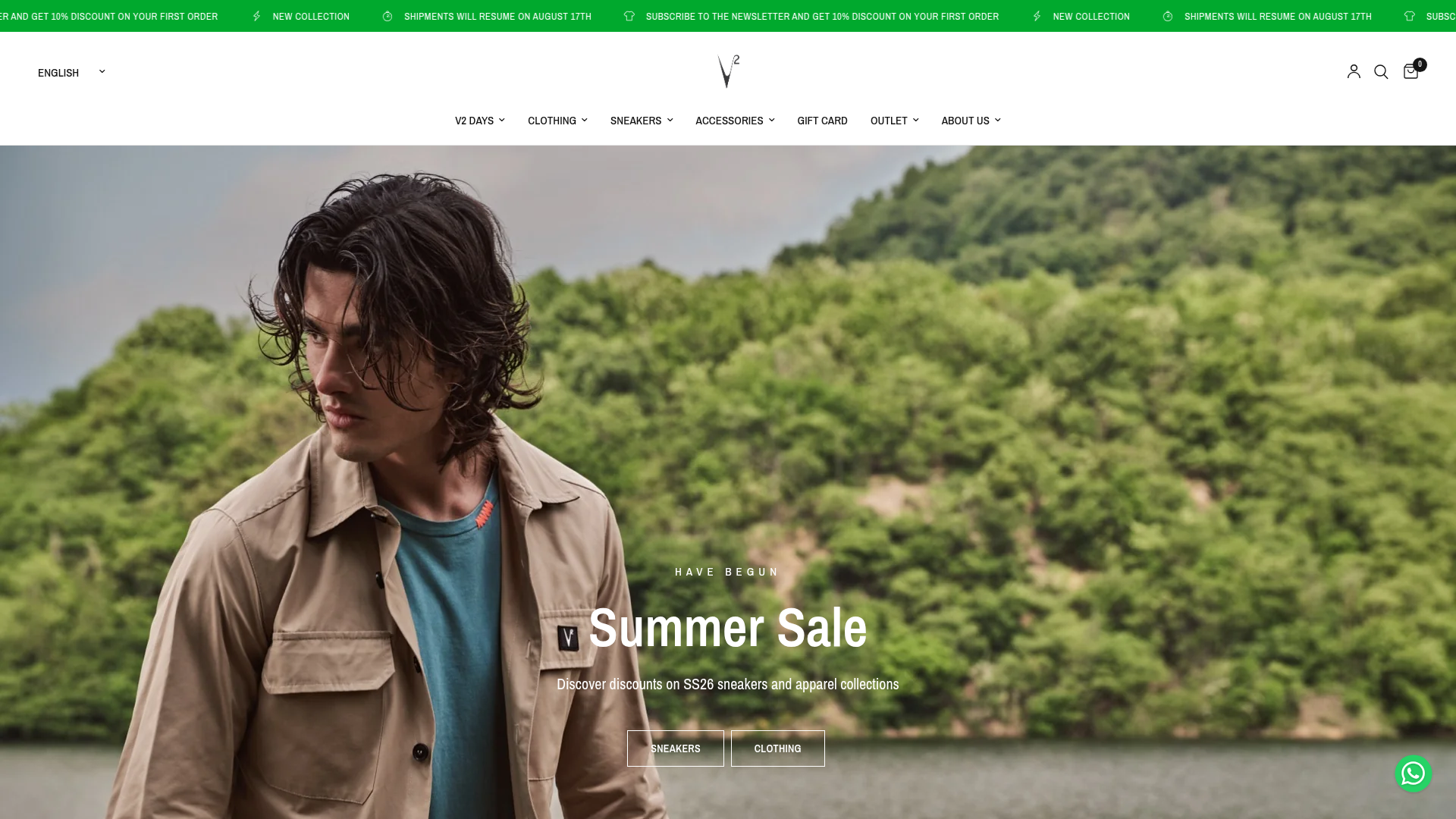 Screenshot van v2brand.it