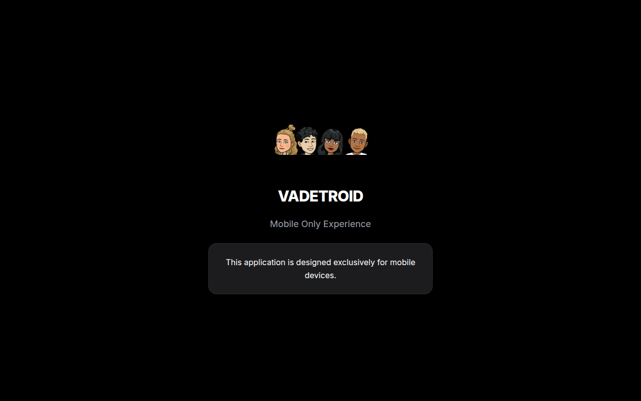 Screenshot van vadetroid.com