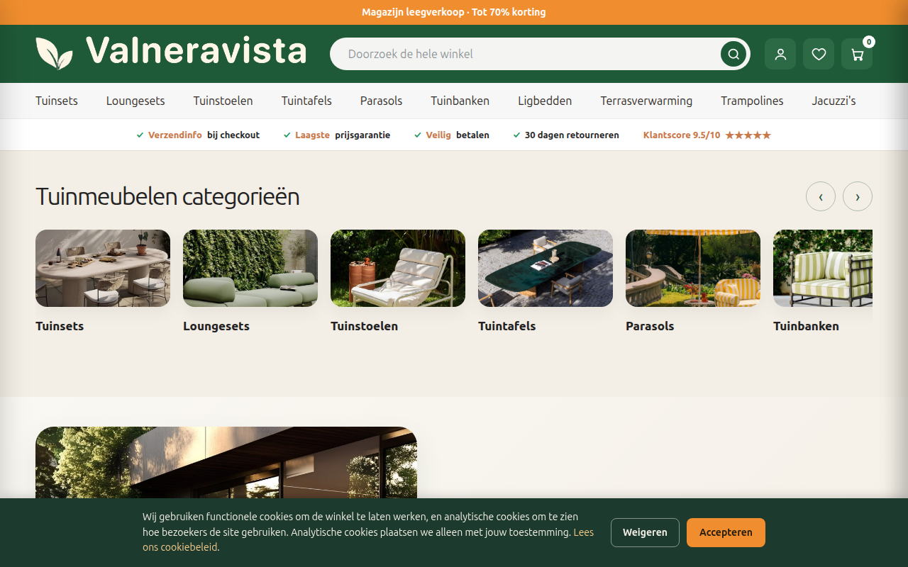 Screenshot van valneravista.com