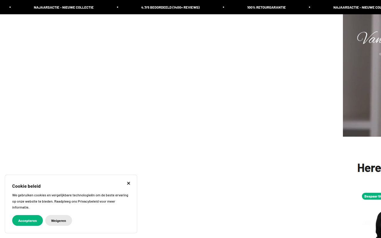 Screenshot van vanbeeckhovenutrecht.nl