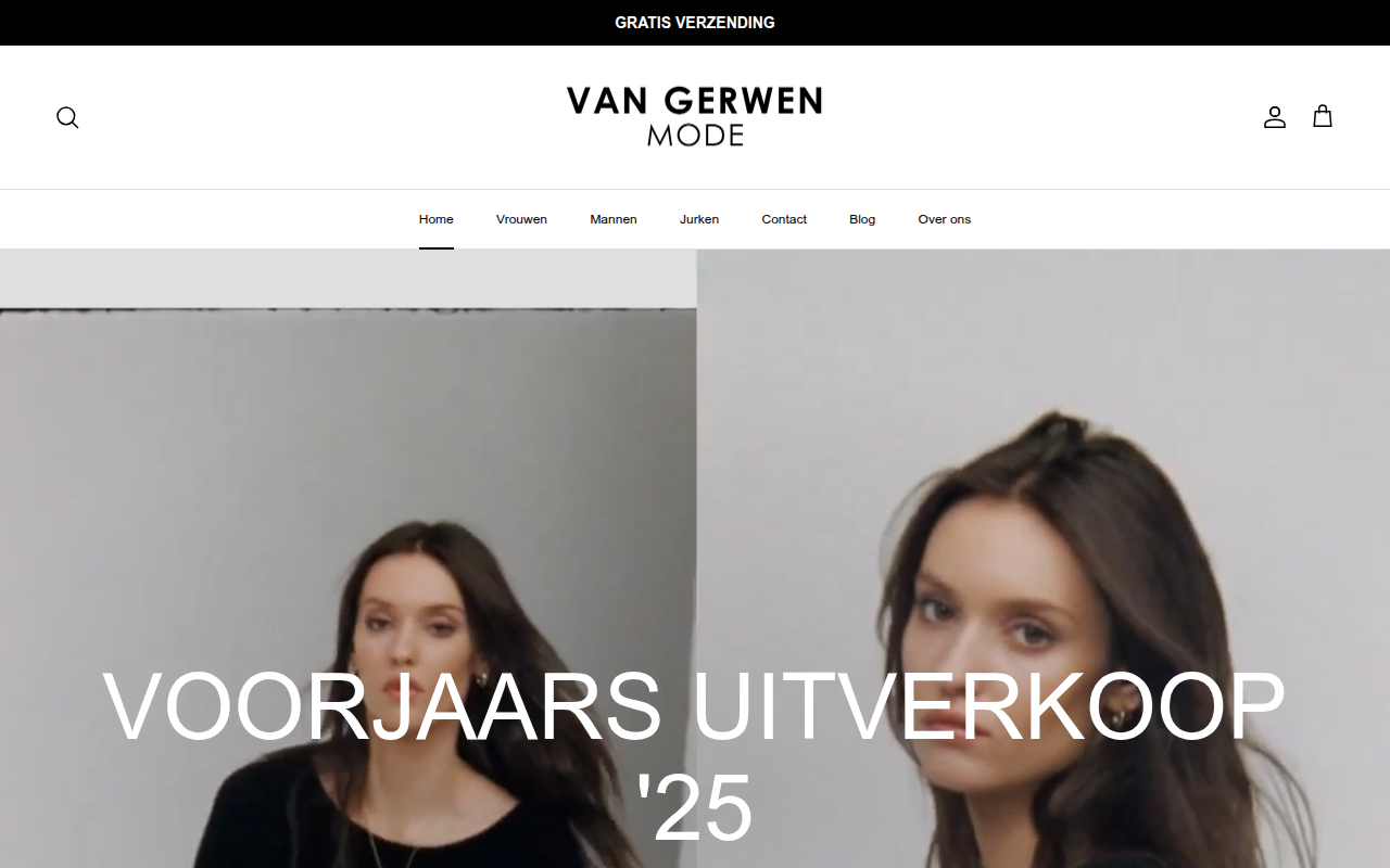 Screenshot van vangerwenmode.nl