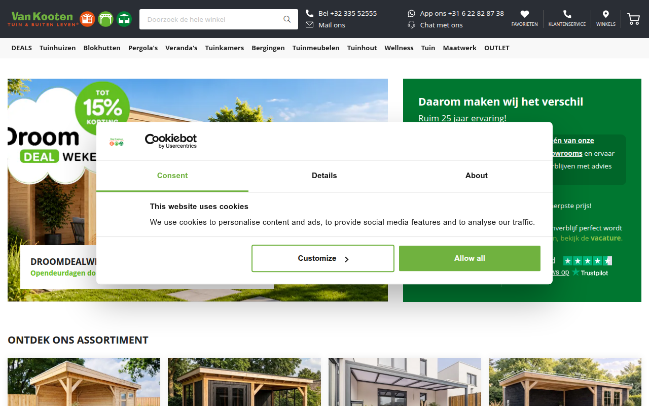 Screenshot van vankootentuinenbuitenleven.be