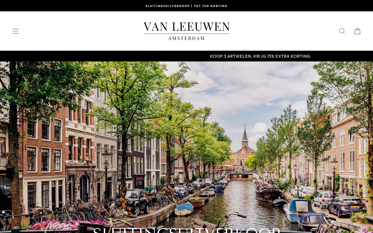 Screenshot van vanleeuwen-amsterdam.nl