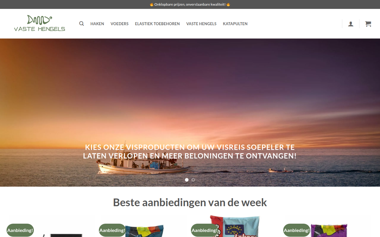 Screenshot van vaste-hengels.com