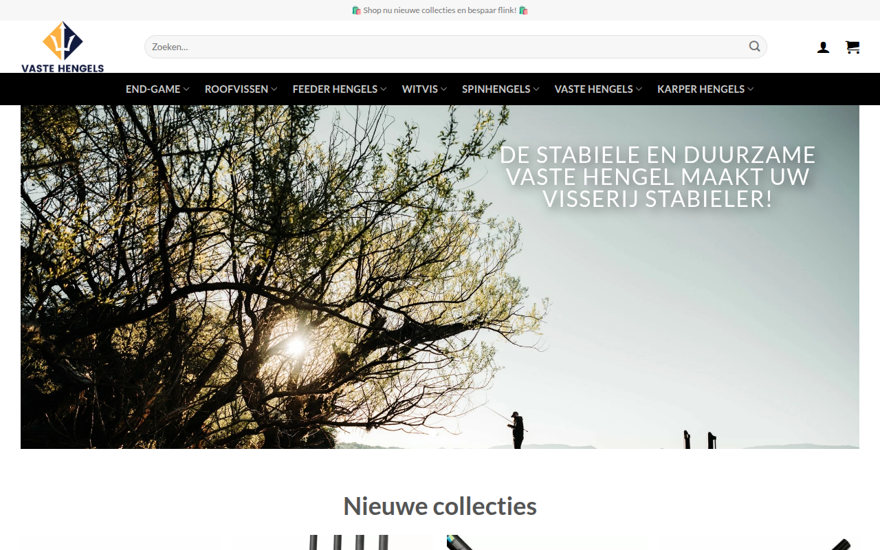 Screenshot van vastehengels-nl.com