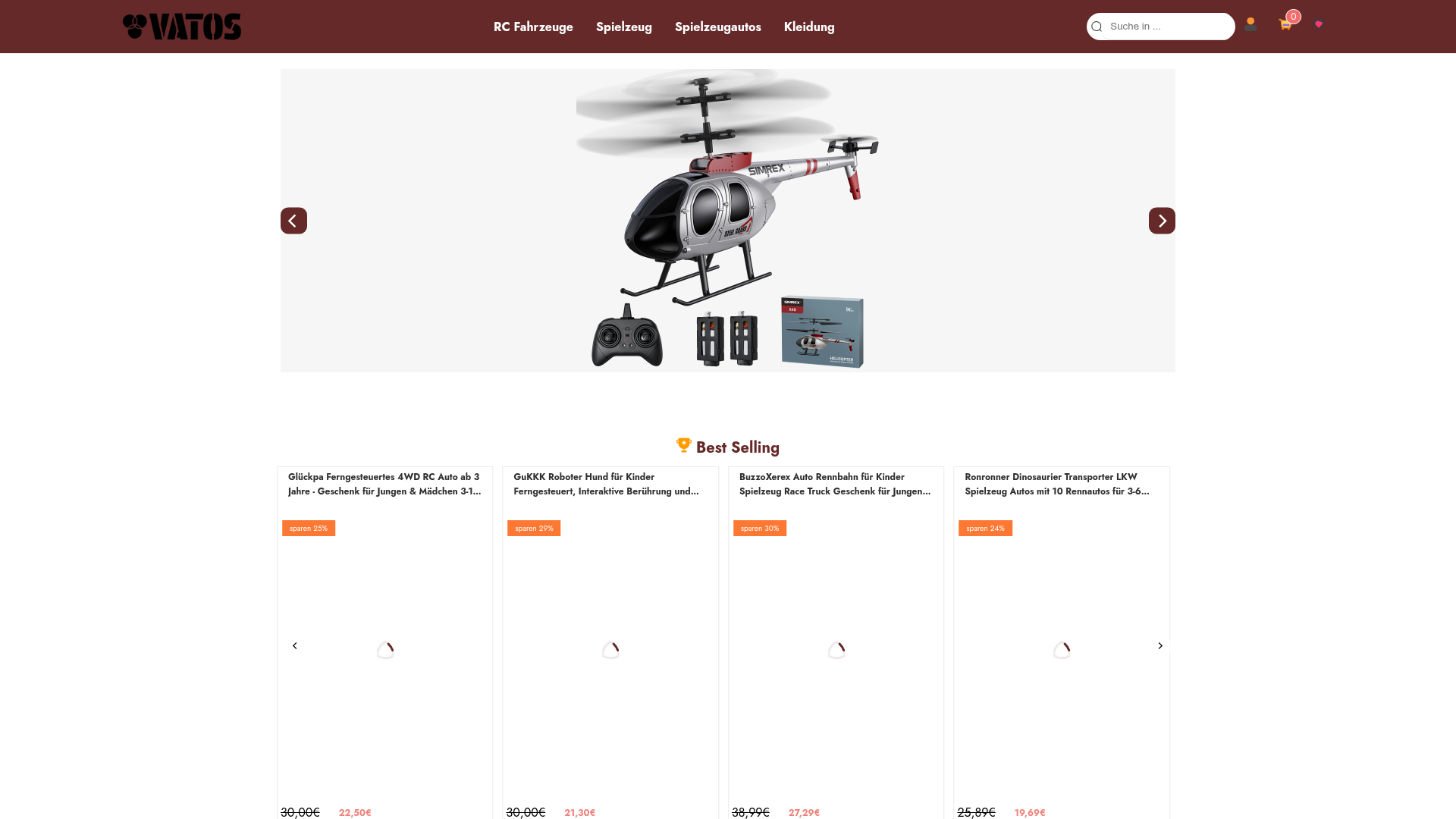 Screenshot van vatosde.com