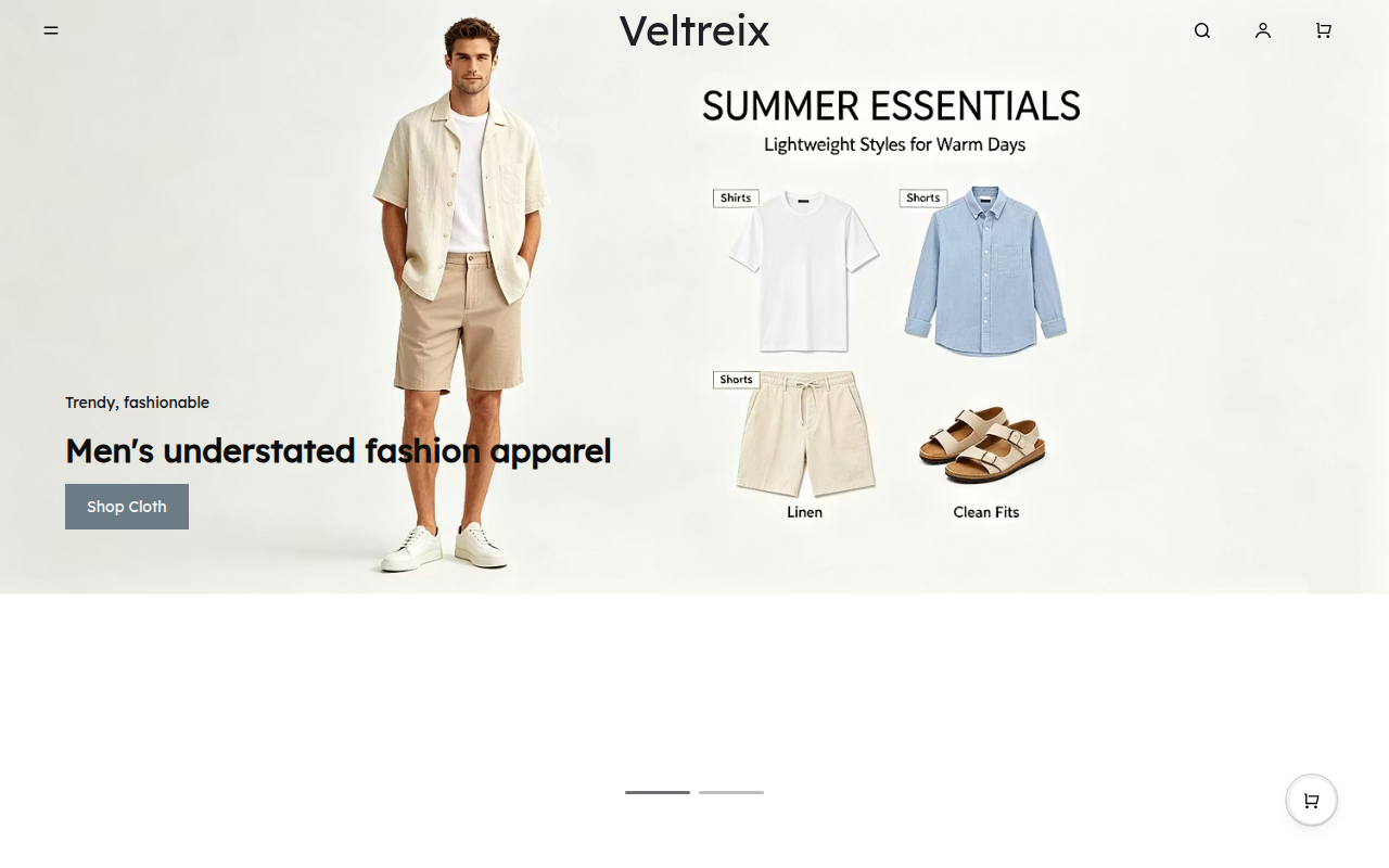 Screenshot van veltreix.com