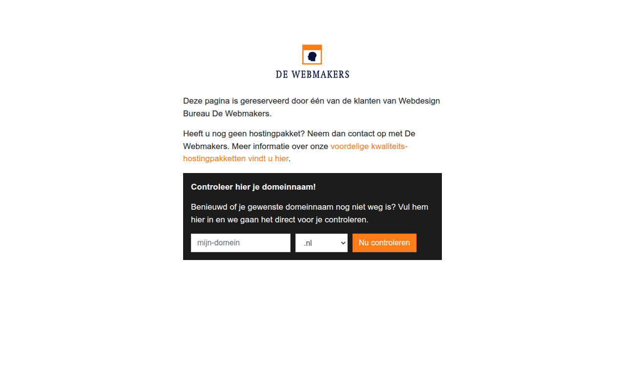 Screenshot van veneberg.nl