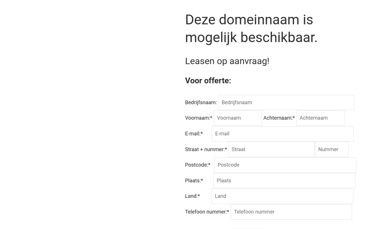 Screenshot van verfcoating.nl