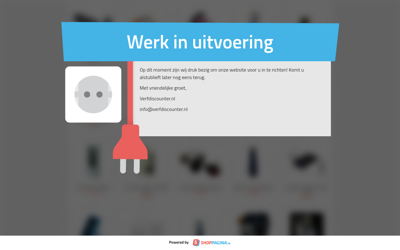 Screenshot van verfdiscounter.nl