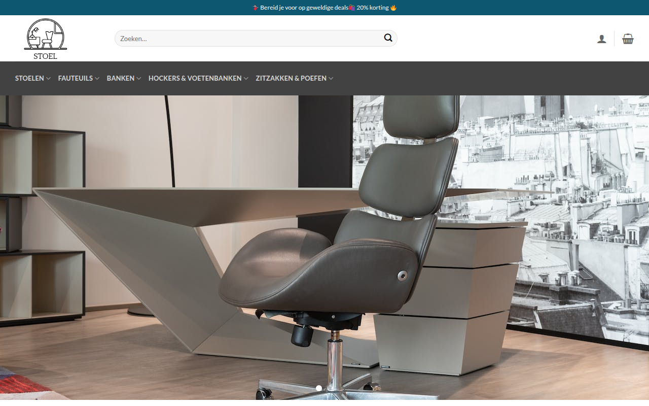 Screenshot van verfijndstoelen.com