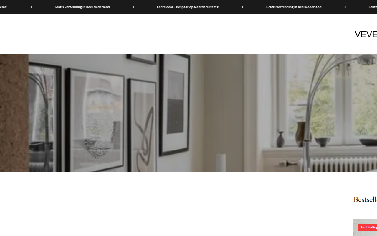 Screenshot van veverra.com