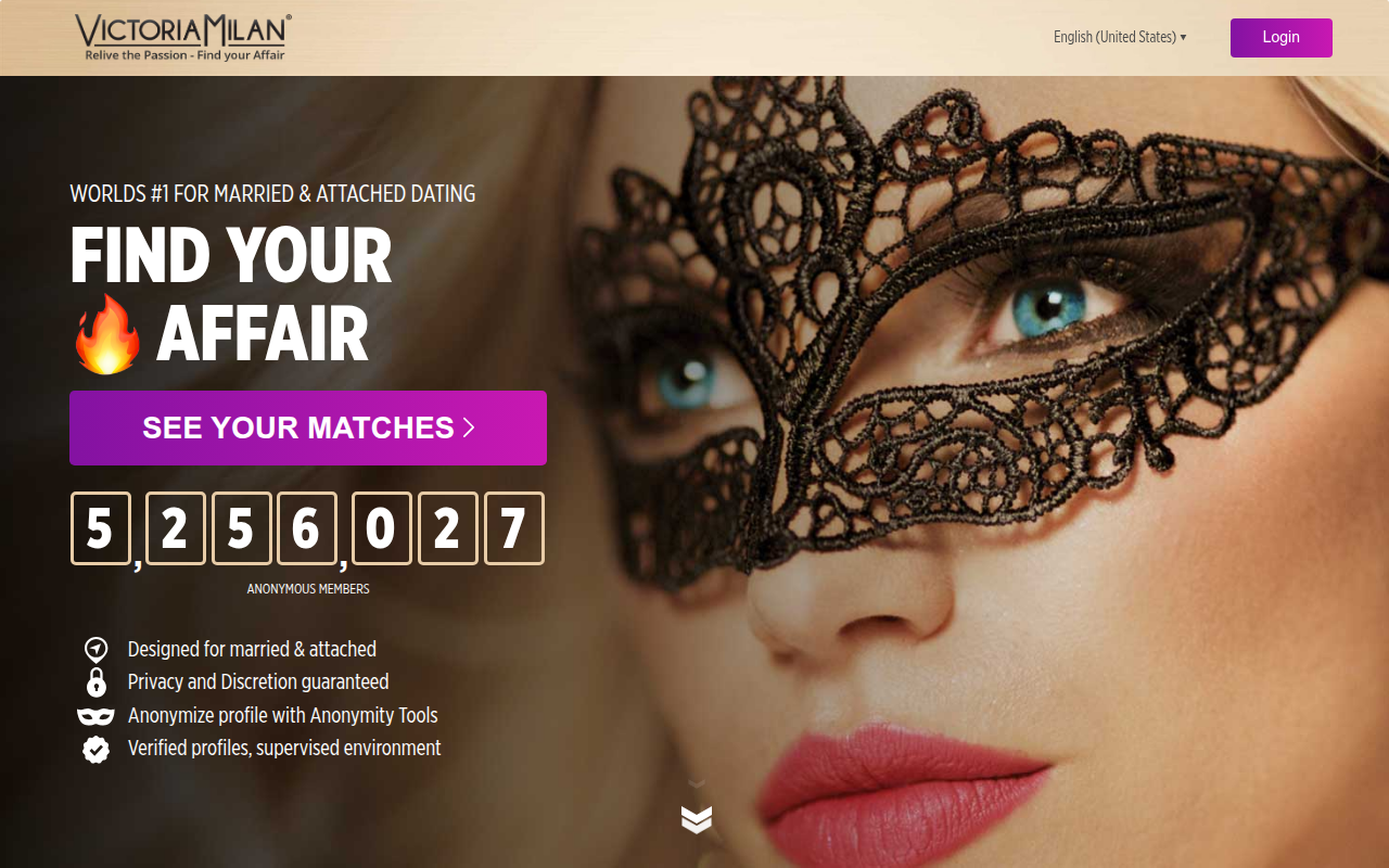 Screenshot van victoriamilan.com