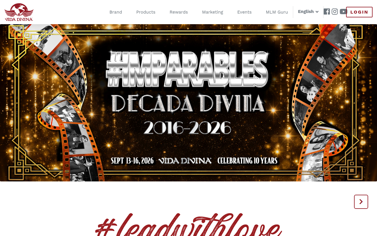 Screenshot van vidadivina.com