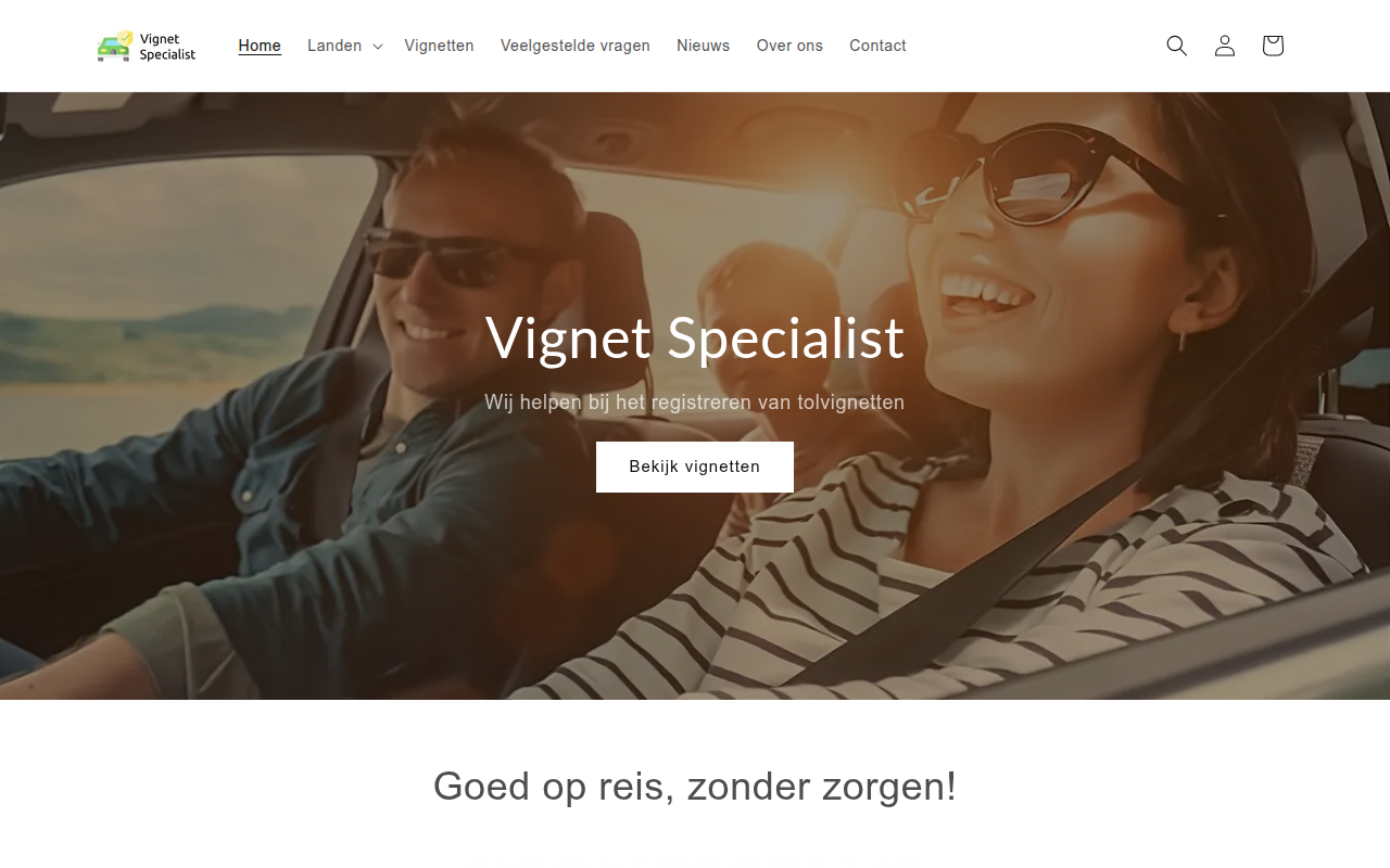 Screenshot van vignet-specialist.nl
