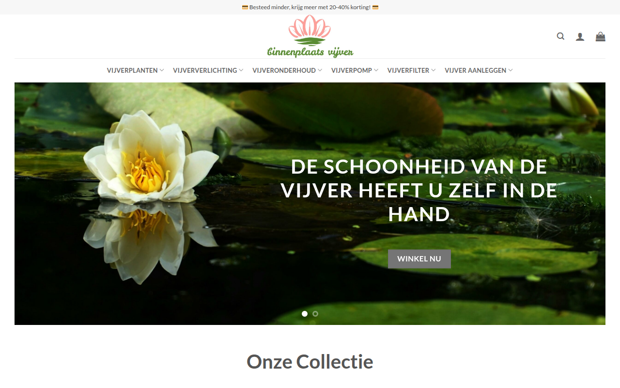 Screenshot van vijvernl.com