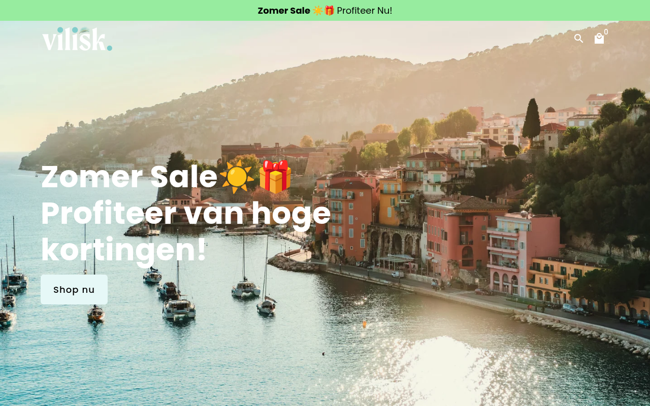 Screenshot van vilisk.com