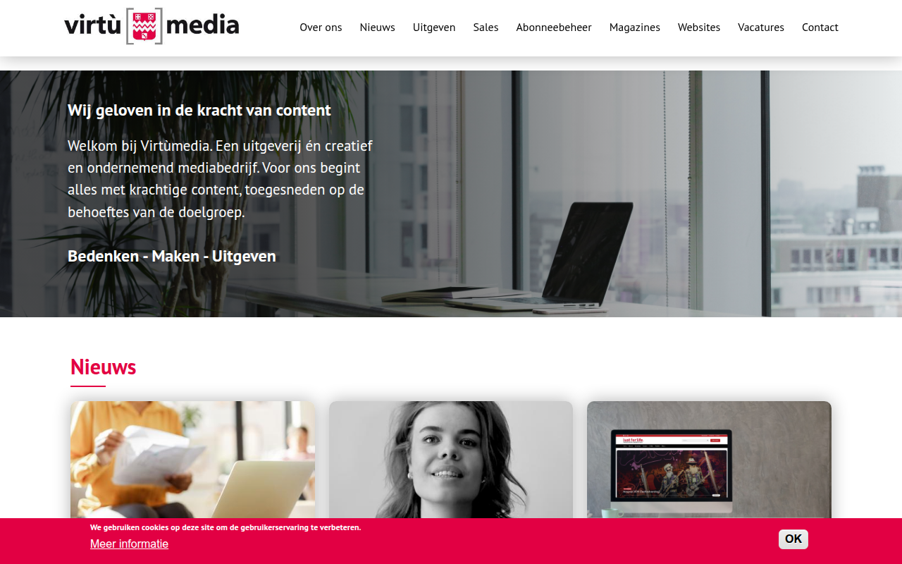 Screenshot van virtumedia.nl