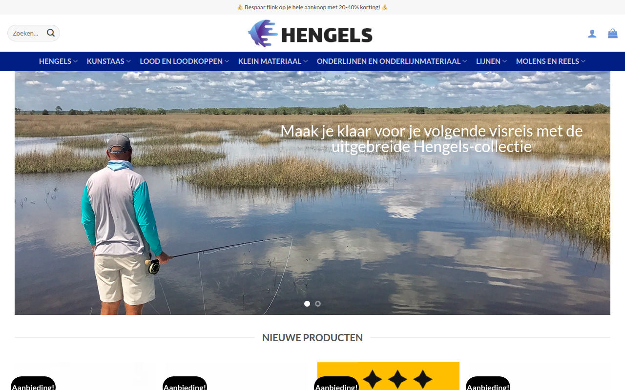 Screenshot van vishengel-nl.com