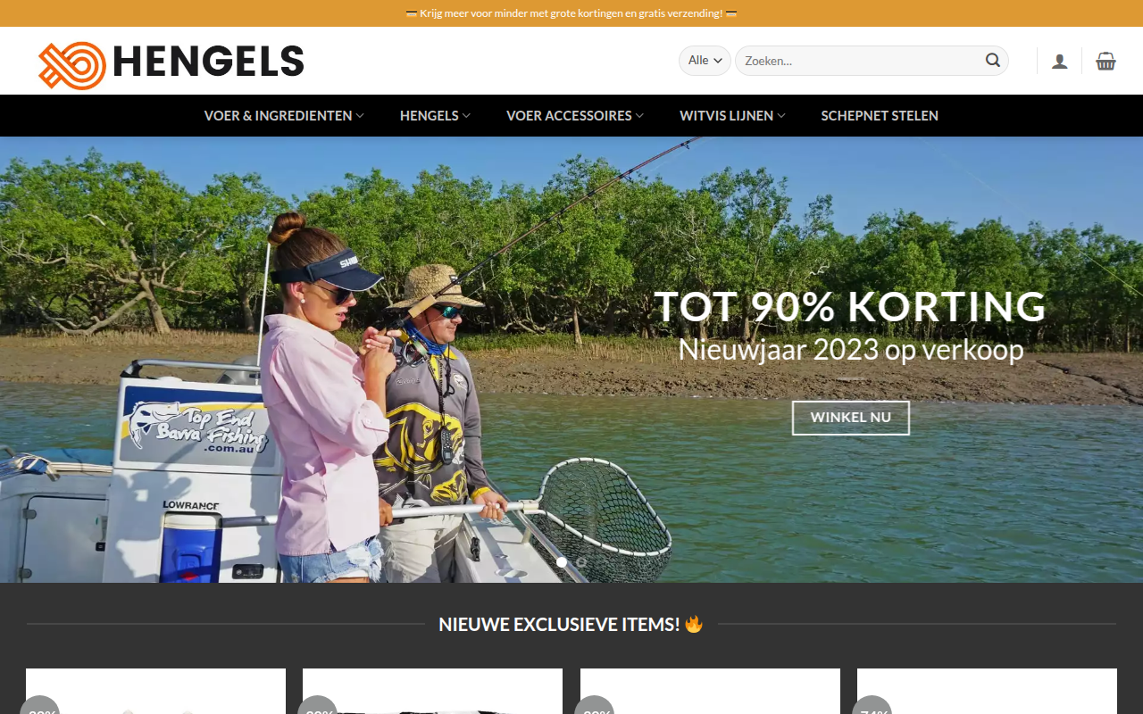 Screenshot van vishengellageprijs.com