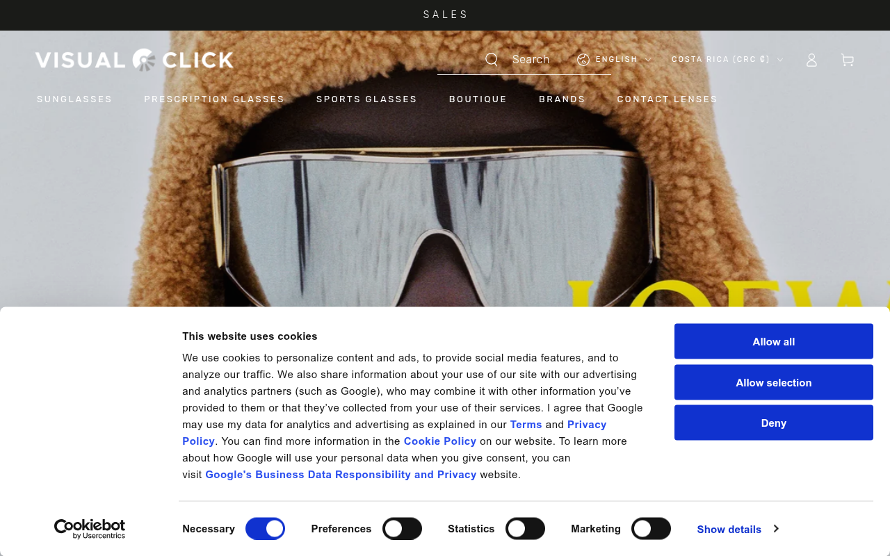 Screenshot van visual-click.com