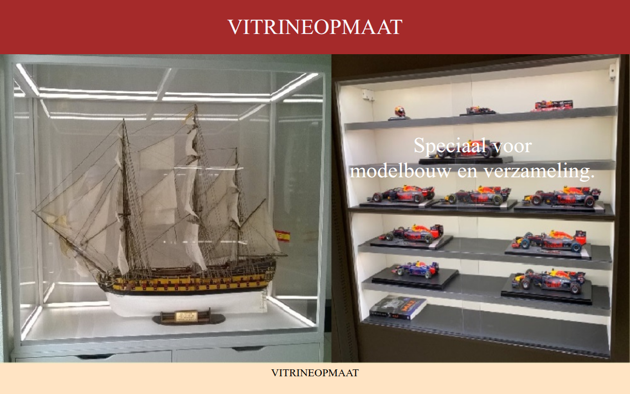 Screenshot van Vitrineopmaat
