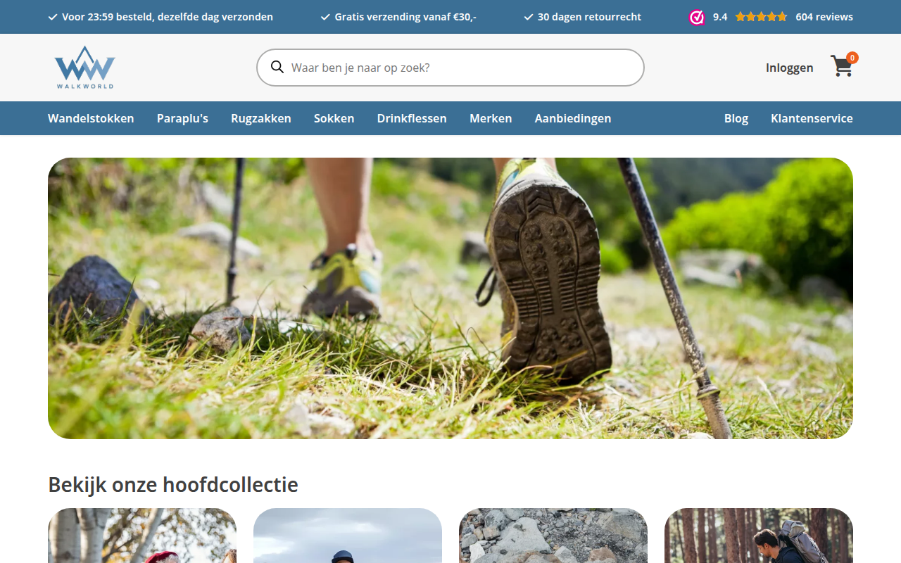 Screenshot van walkworld.nl