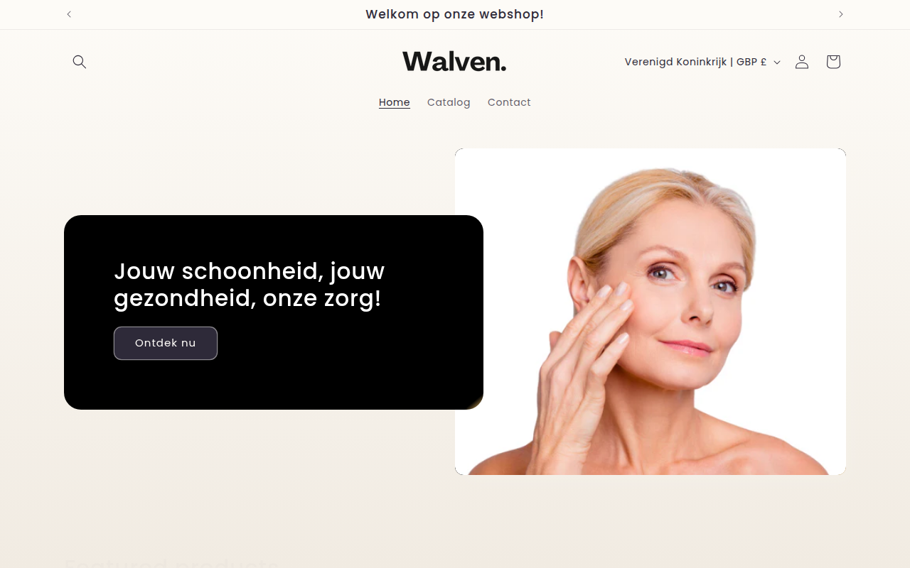 Screenshot van walven.com