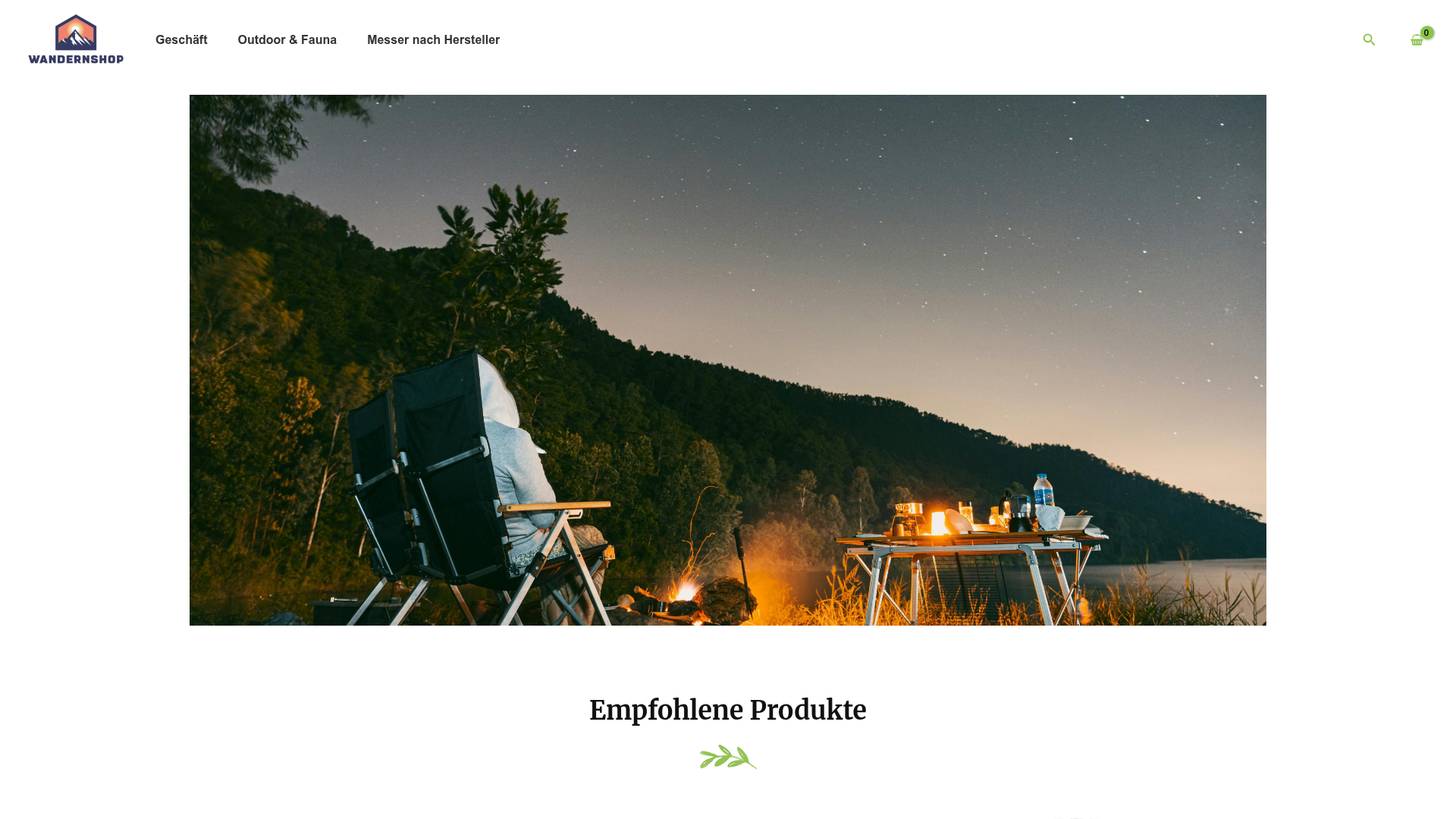 Screenshot van wandernshop.com