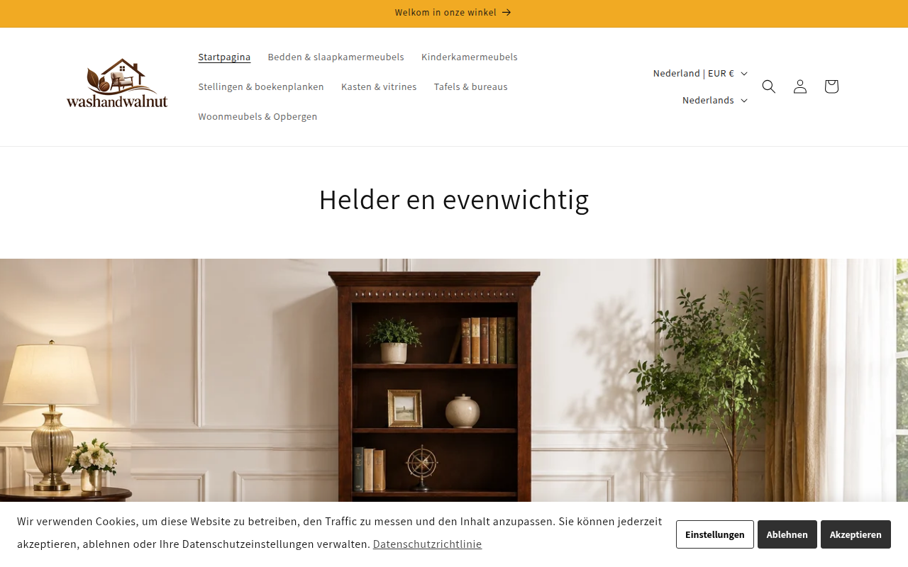 Screenshot van washandwalnut.com