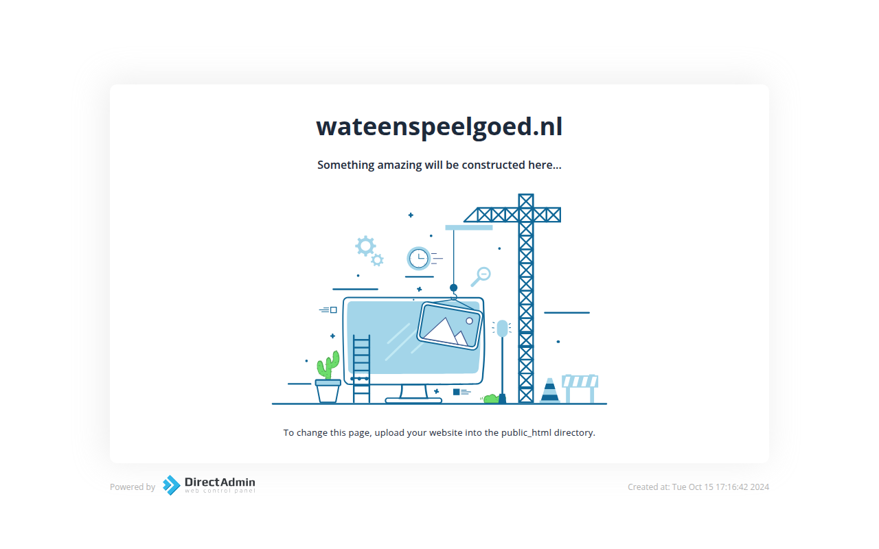 Screenshot van wateenspeelgoed.nl