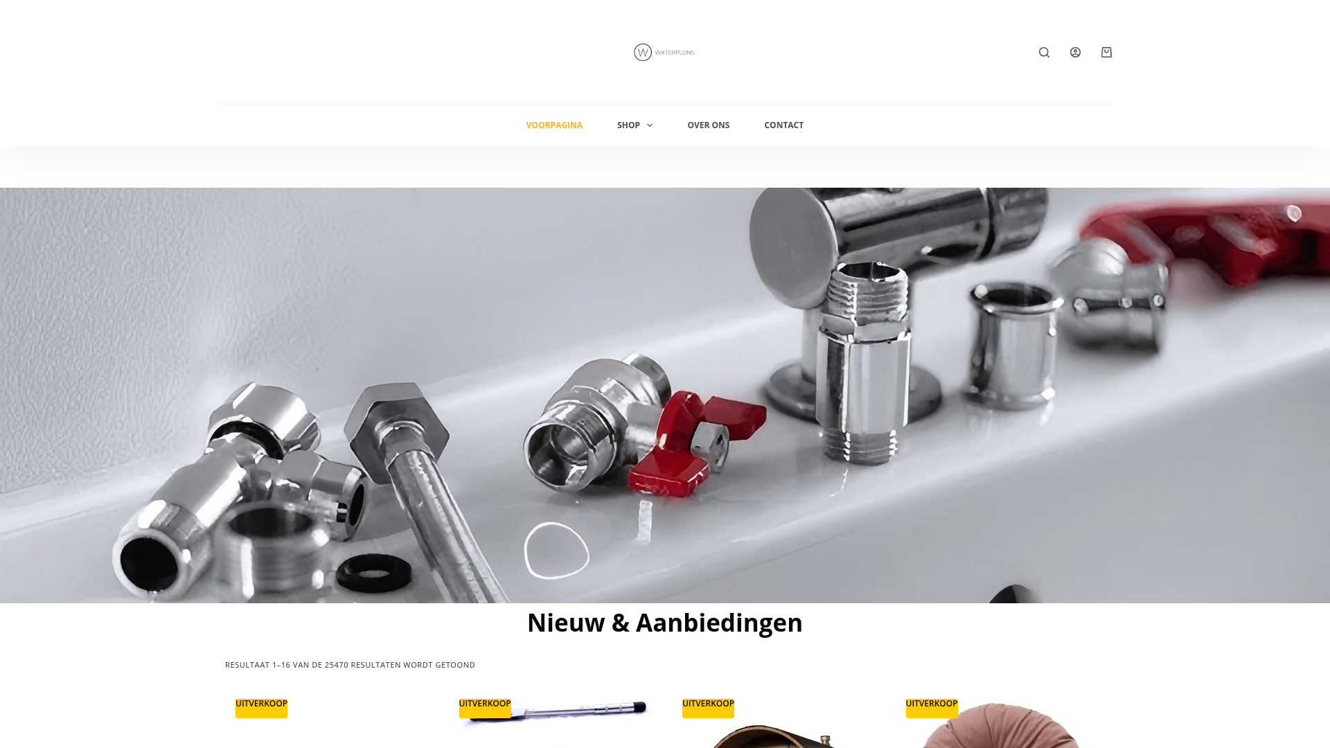 Screenshot van waterplons.com