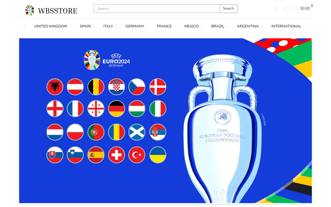 Screenshot van wbsstore.com