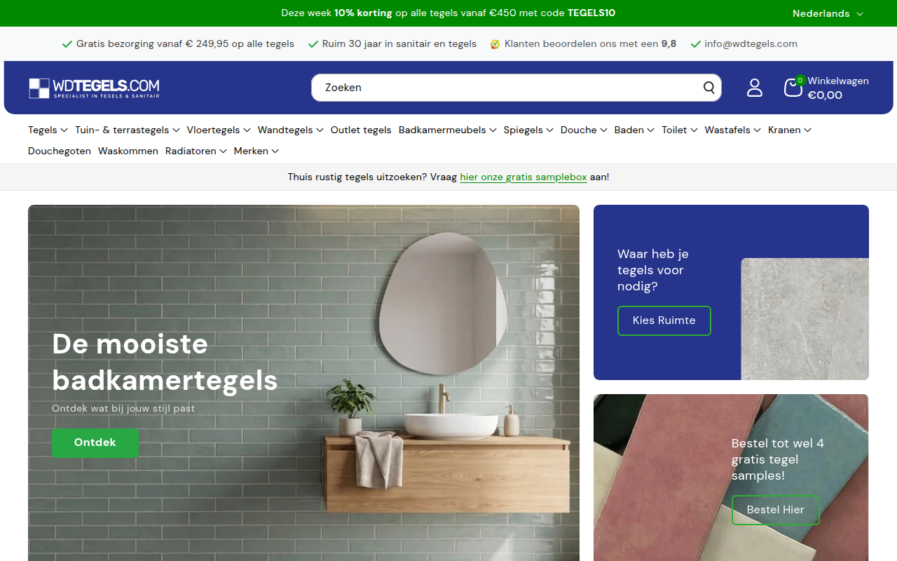 Screenshot van wdtegels.com