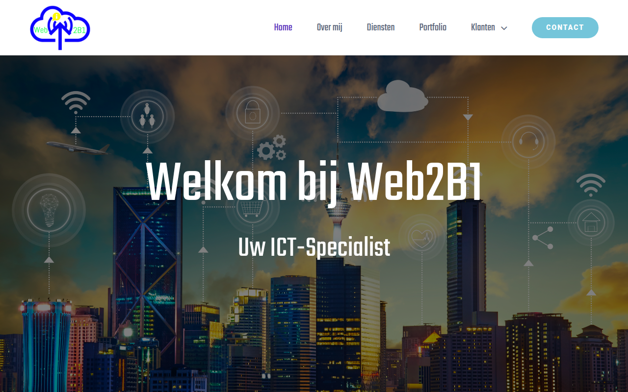 Screenshot van web2b1.com