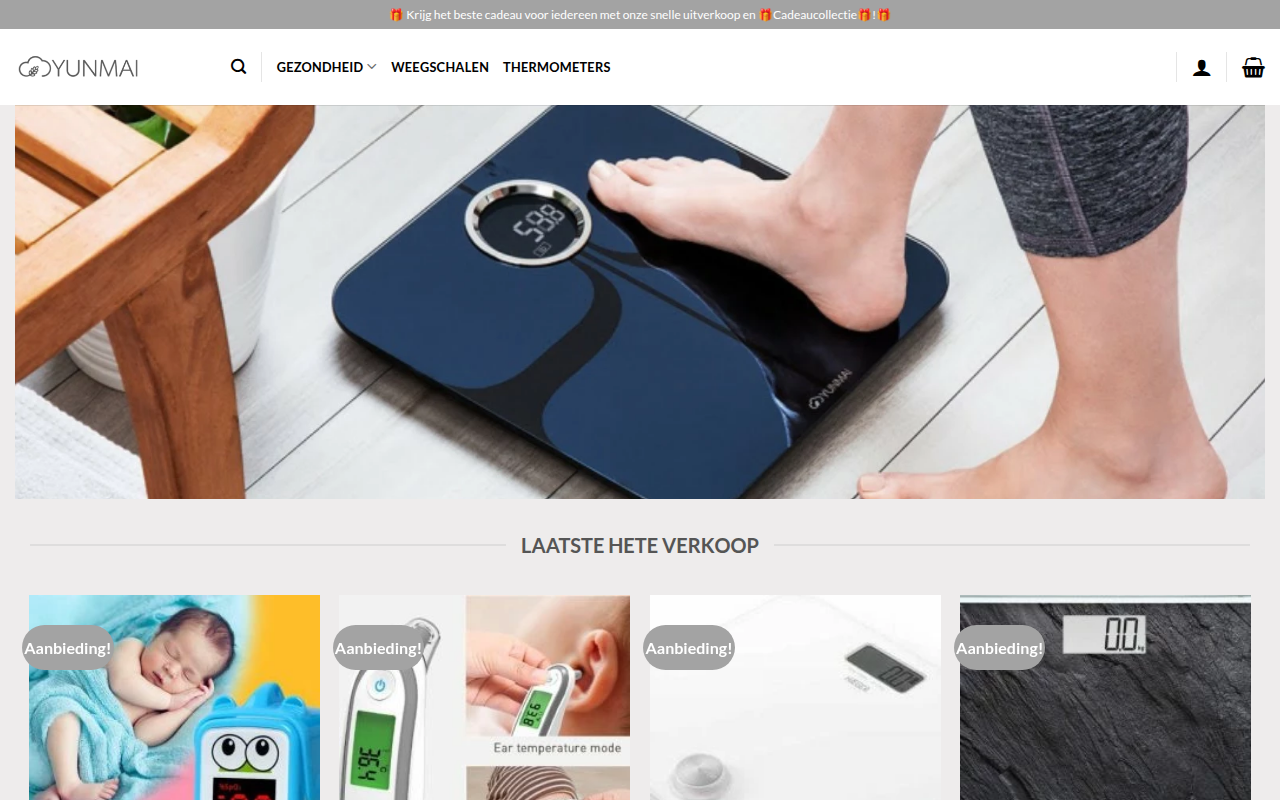 Screenshot van weegschalen-sale.com