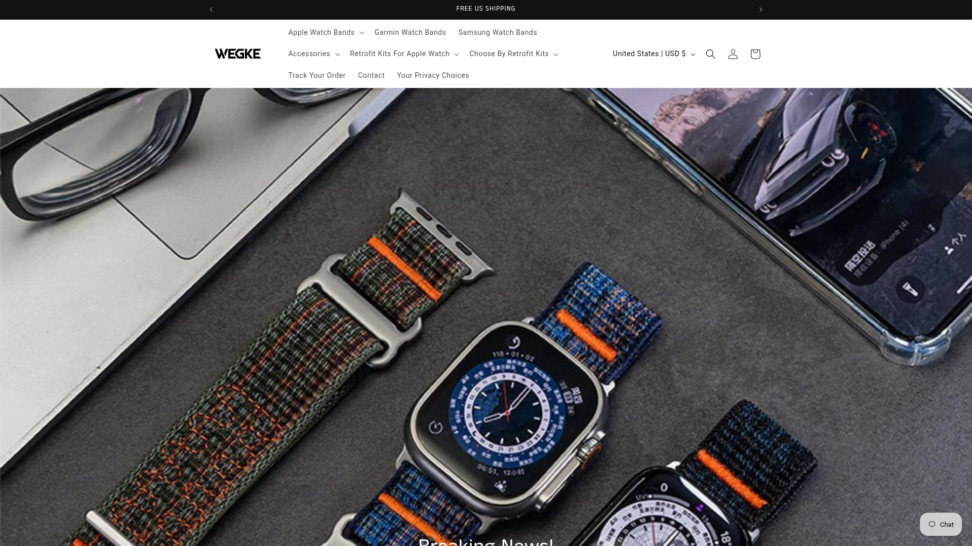 Screenshot van wegke.com
