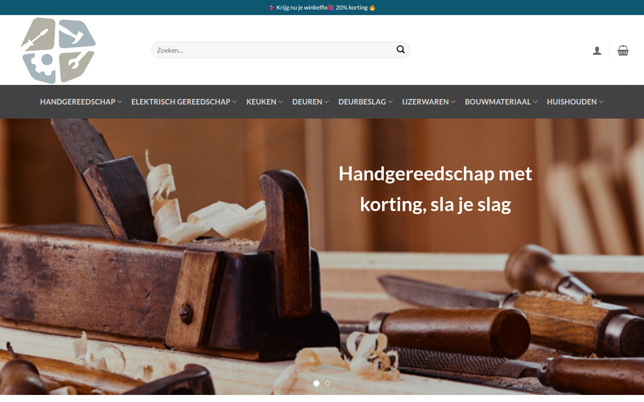 Screenshot van werkproshop.com