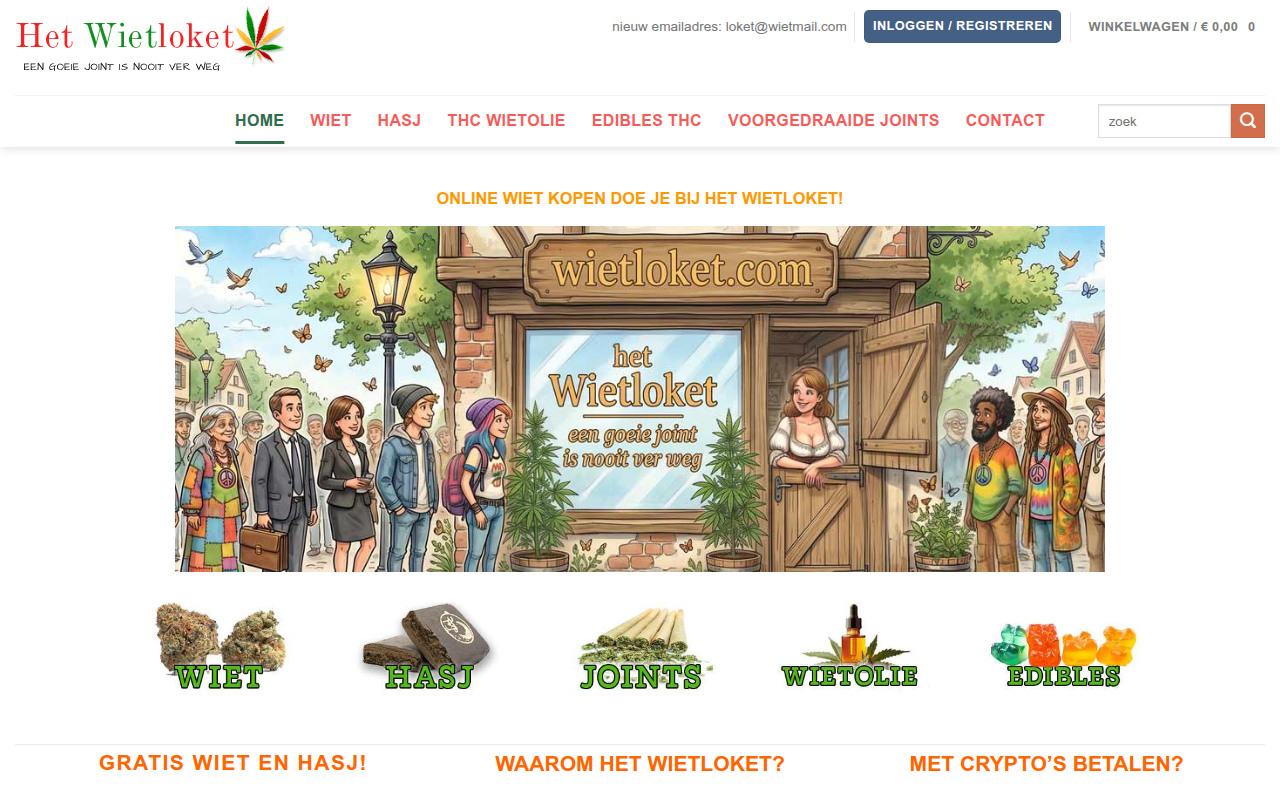 Screenshot van Wietloket
