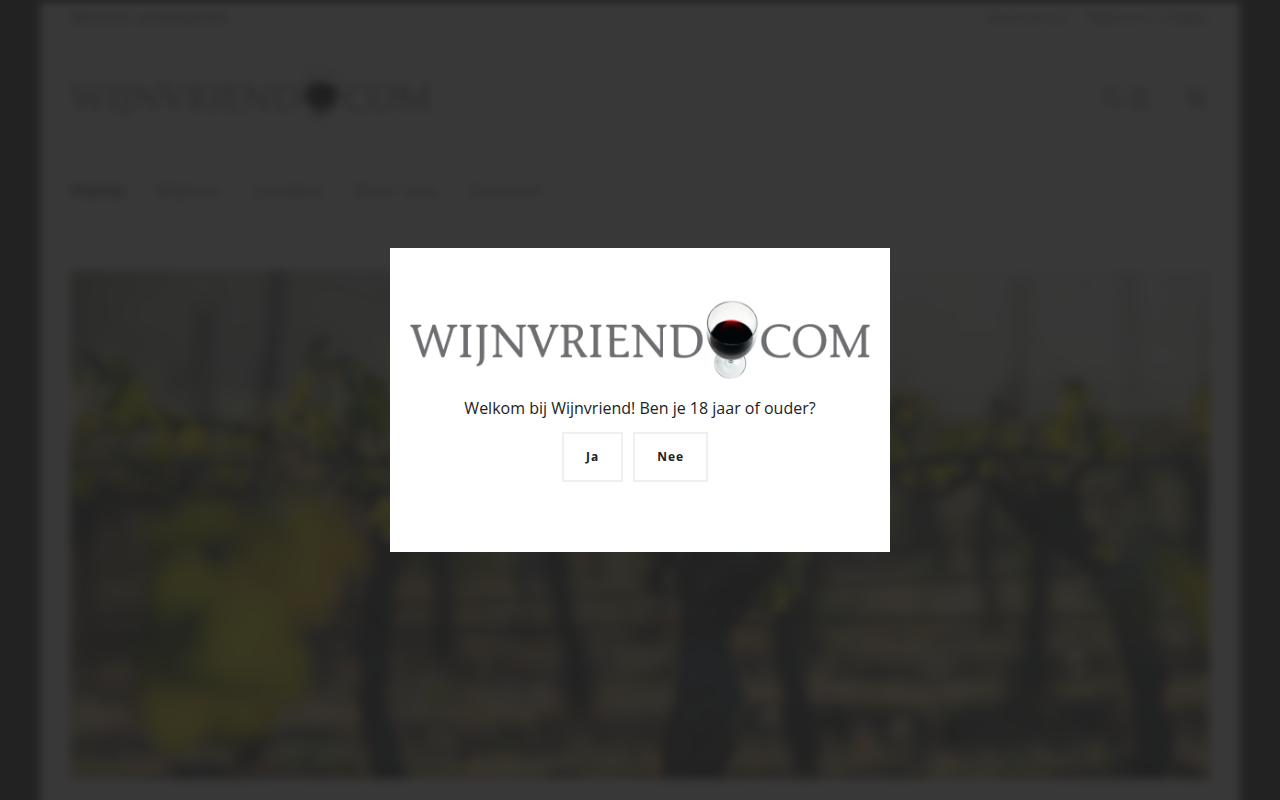 Screenshot van wijnvriend.com