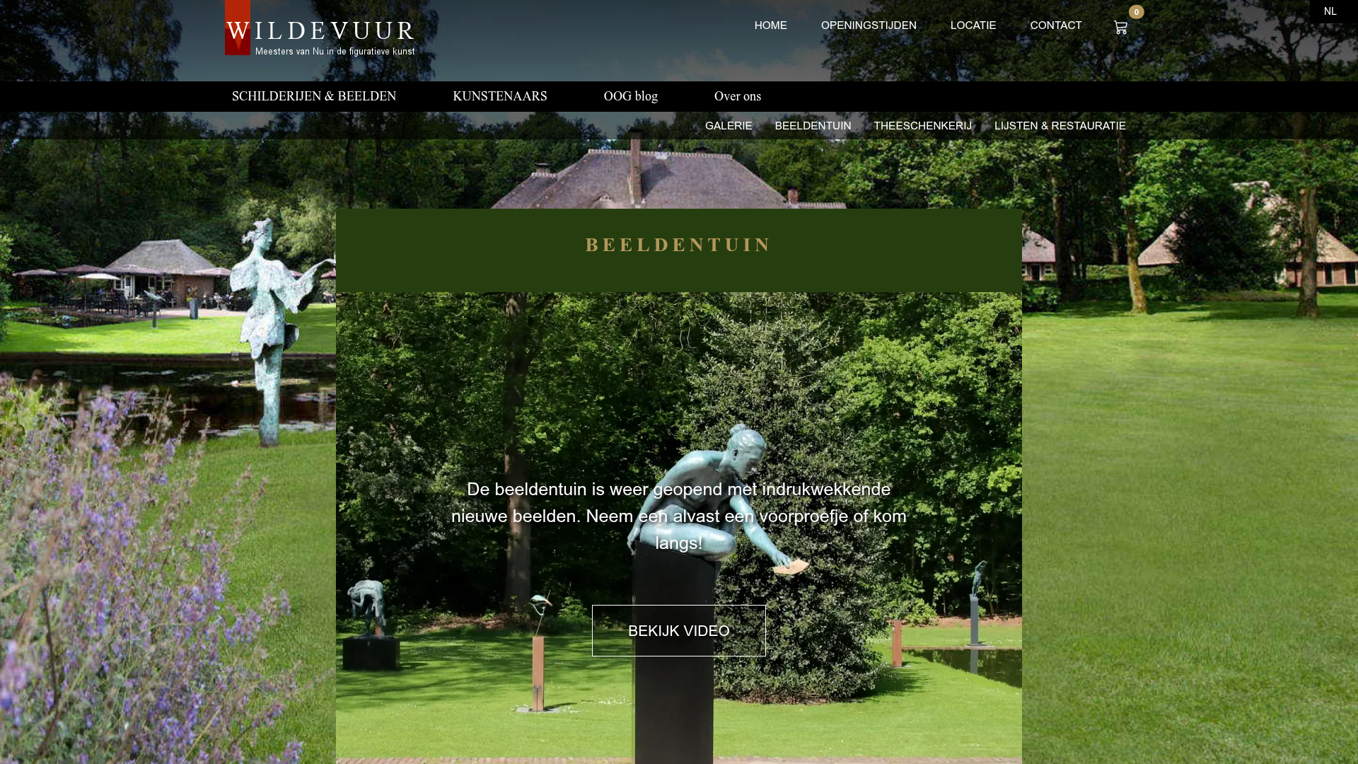 Screenshot van wildevuur.nl