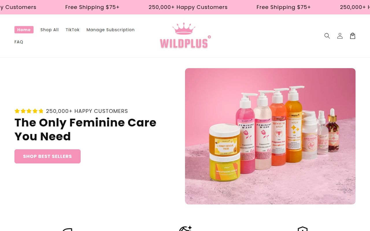 Screenshot van wildplus.co