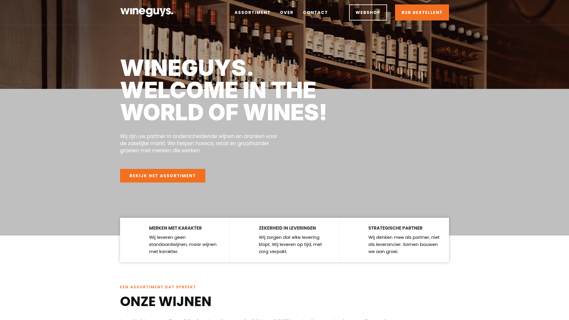 Screenshot van wineguys.nl